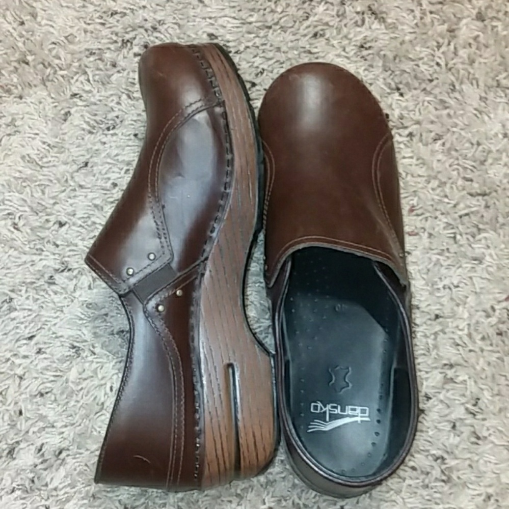 Brown Dansko Clogs